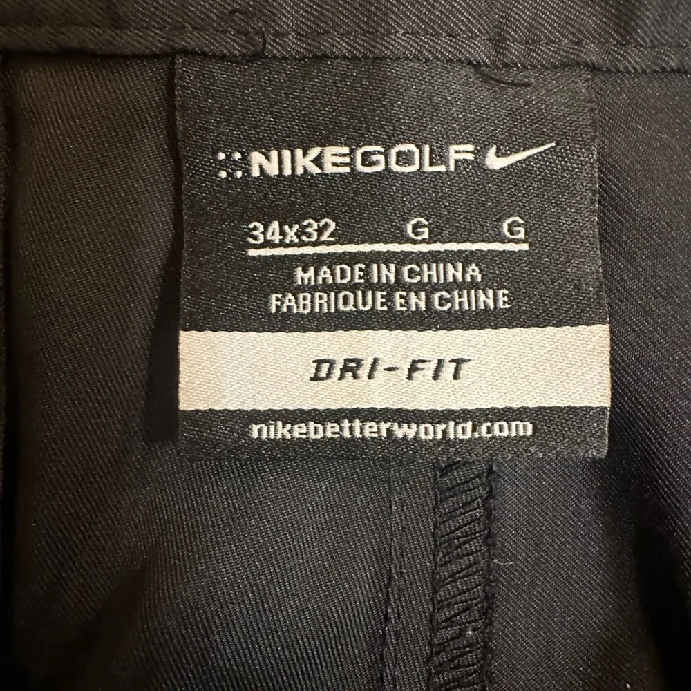 Nike Men's Black Nike Golf Pants - Picture 2 of 2